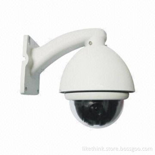 PTZ Mini Speed Camera, 10x Zoom, 1/3-inch Sony CCD 700TVL, 40m IR Distance, Supports Horizontal Scan